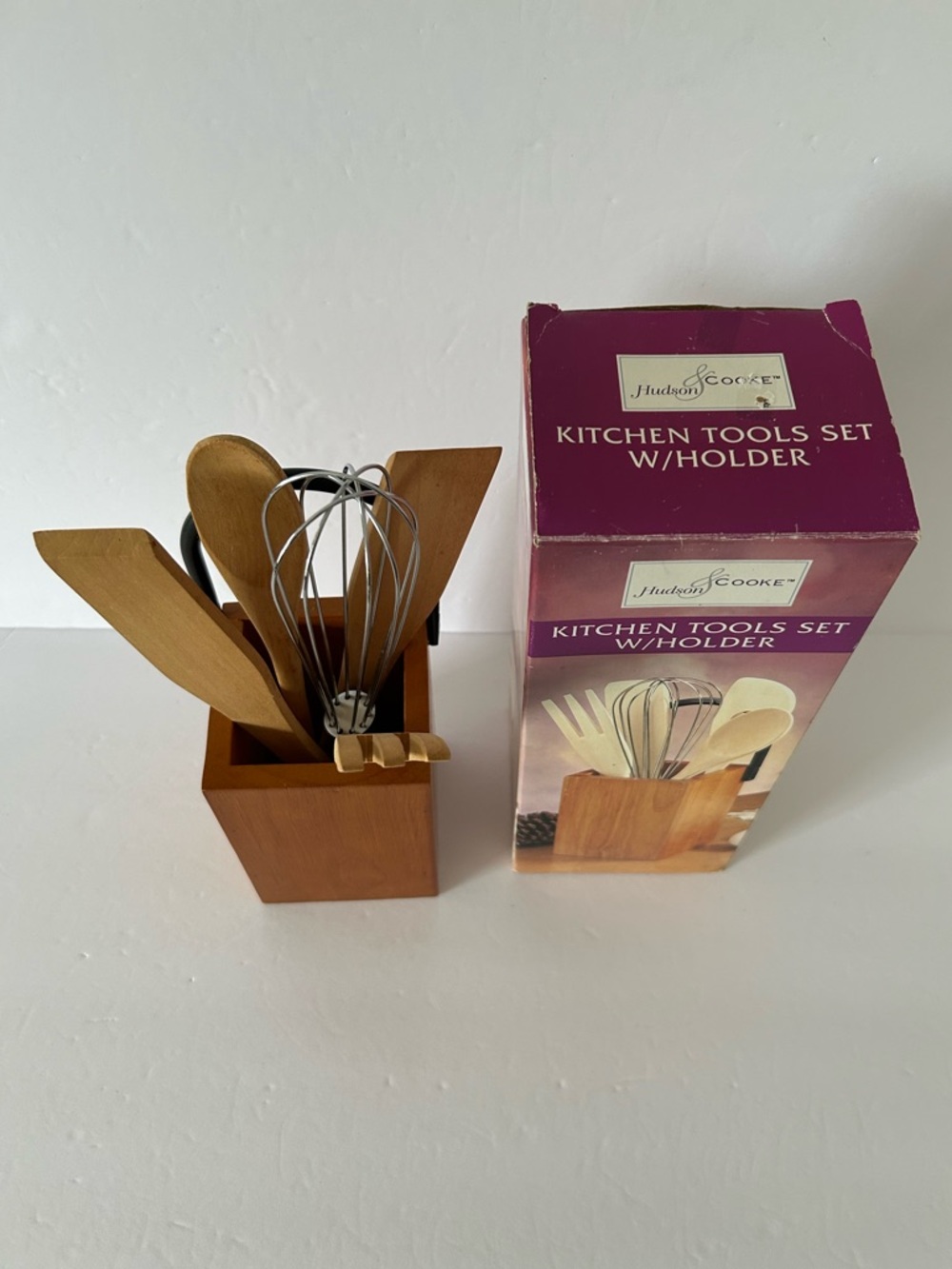 Kitchen Tools Set with Holder by Hudson & Cooke - Vintage - Picture 12 of 15